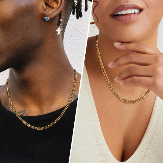 CUBAN CHAIN (GOLD) 5MM