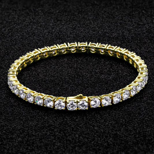 TENNIS BRACELET 3MM (GOLD)