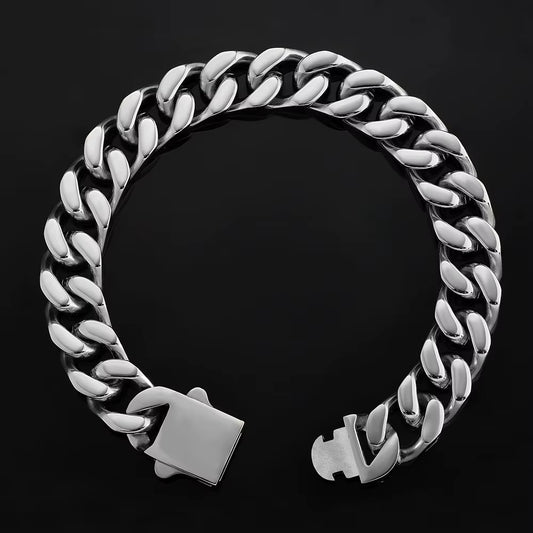 MIAMI CUBAN BRACELET (SILVER) 12MM