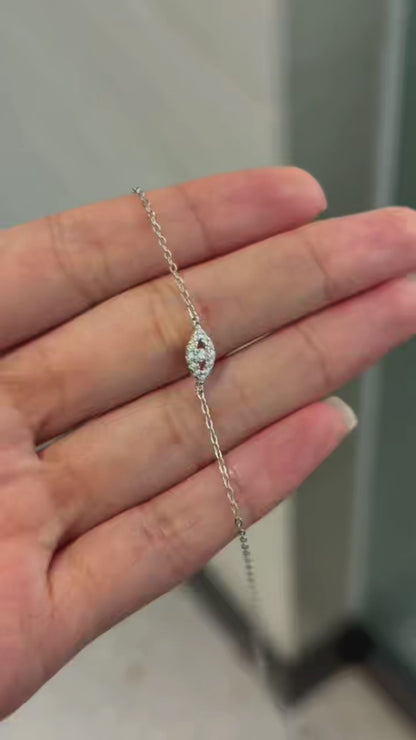 MARQUISE CRYSTAL HALO BRACELET